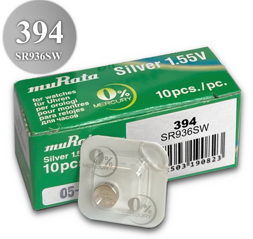 MURATA Baterie SR936SW / 394 Silver Oxide - 10ks