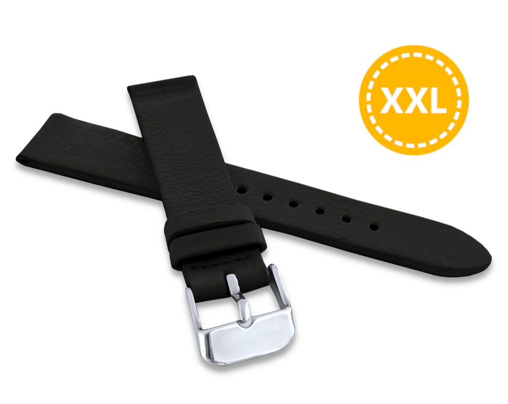MINET XL Tmavě šedý řemínek AGRA z luxusní kůže Top Grain - 18 - XL