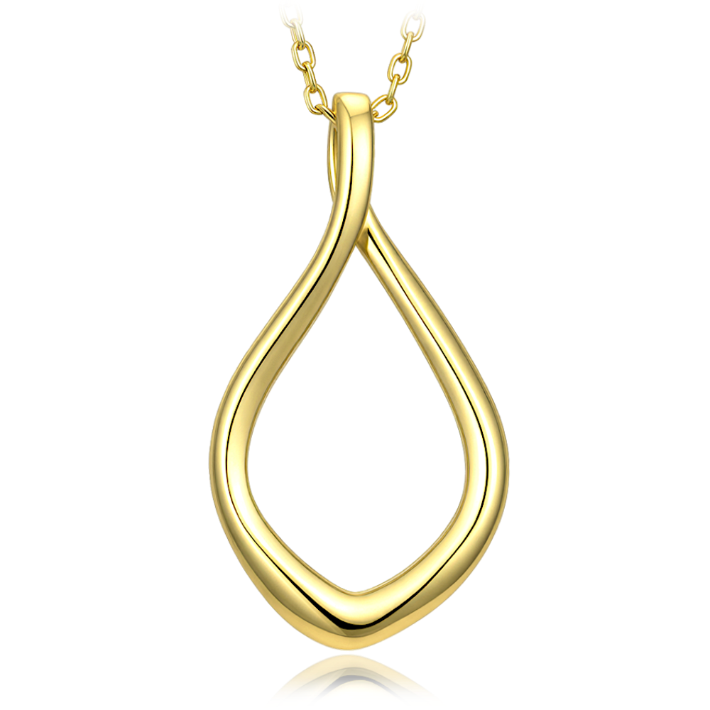 MINET Elegant gold-plated silver necklace
