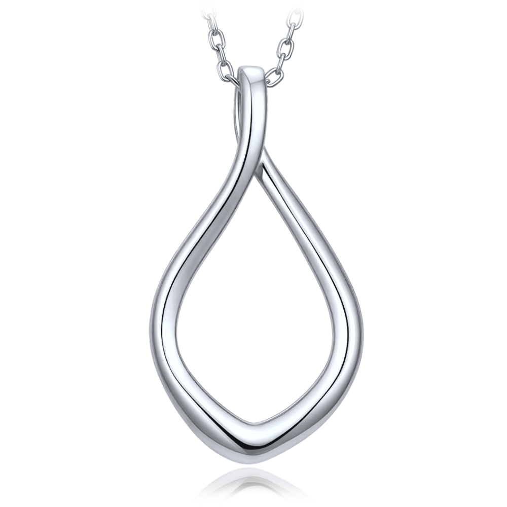 MINET Elegant silver necklace